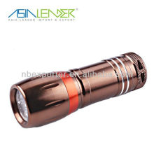 2015 hot selling 9 led mini led flashlight